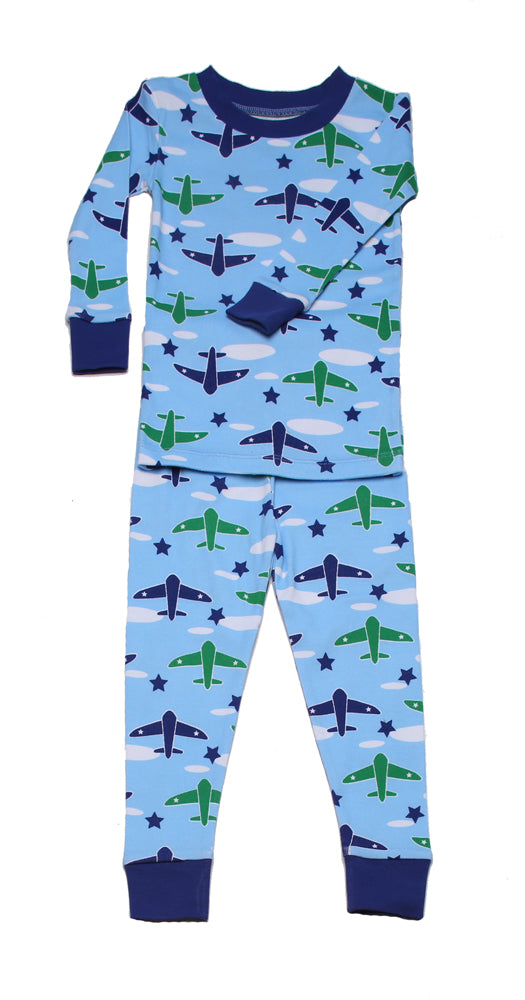 Airplanes Organic Pajamas