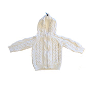 NJ Knits Fisherman Knit Infant Hoodie Sweater