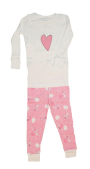 Fairy Love Applique Organic Pajamas