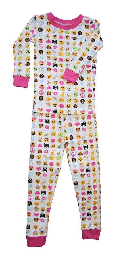 Emoji Love Organic Cotton Pajamas