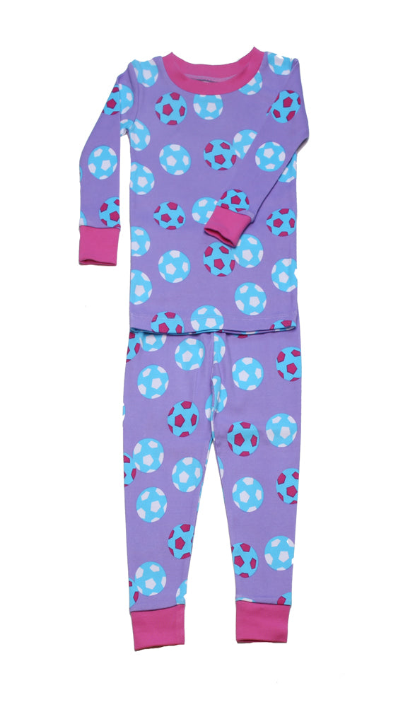Girls Soccer Organic Cotton Pajamas