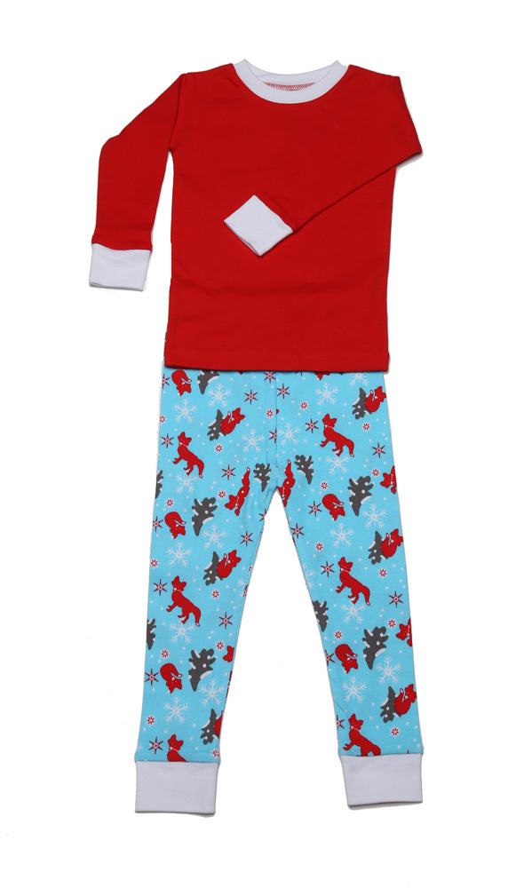 Winter Fox Organic PERSONALIZED Pajamas